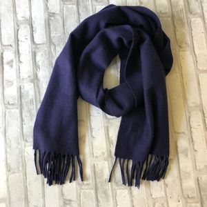 J CREW Cashmere Purple Scarf 🧣